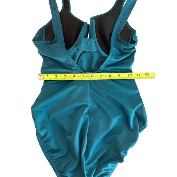 Miraclesuit Ocean Blue One Piece Swimsuit - Picture 8 of 10